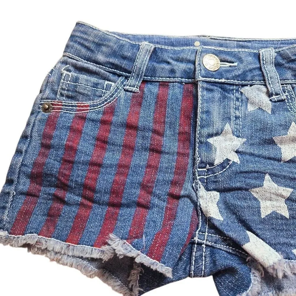 Circo Patriotic USA flag shorts XS